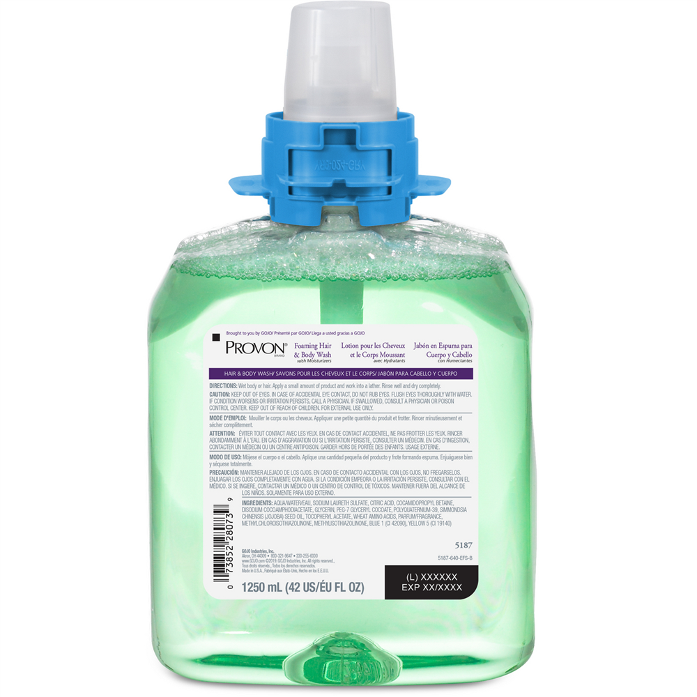 Provon® FMX-12 Foaming Hair And Body Wash Refill (1250 ml., 4/Case)